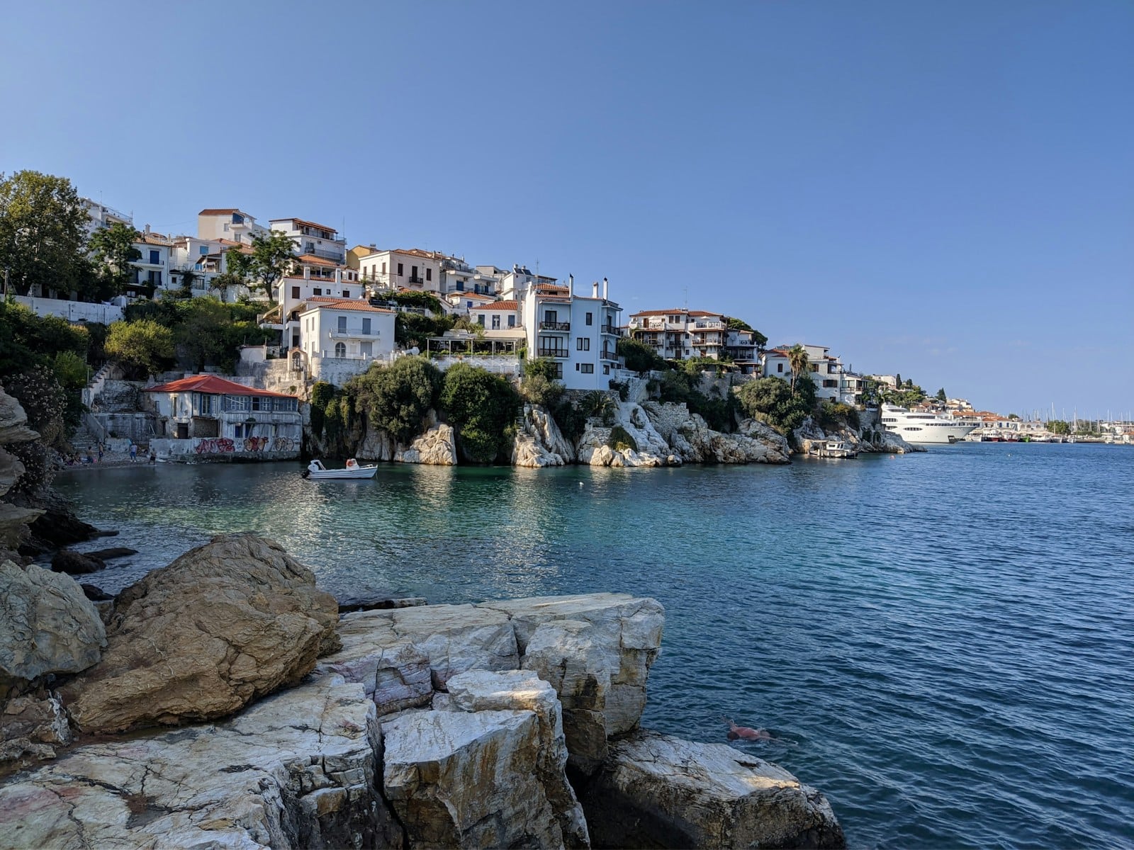 A coastal landscape in the Sporades, Greece